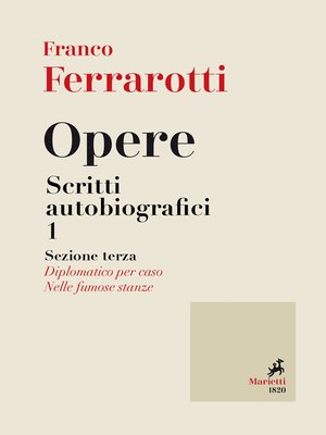 cover image of Opere. Scritti Autobiografici 1